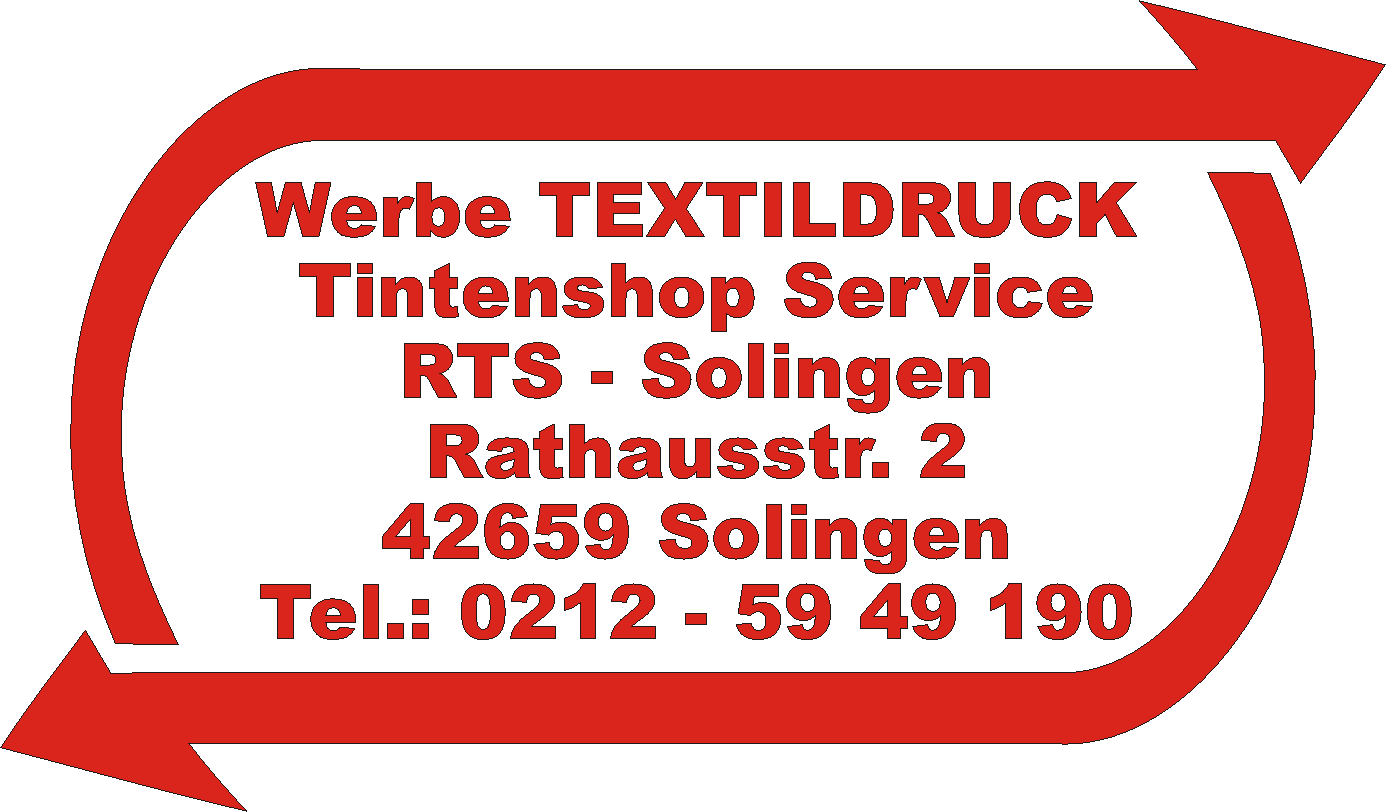 Werbelogo RTS - Solingen Werbe- und Textildruck