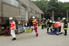 Zwei Rauchgasinhalationen Zwei Rauchgasinhalationen